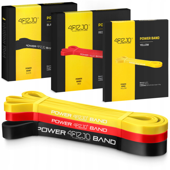 Купить Резинка для фитнеса  4FIZJO Power Band 3 шт 2-17 кг Mix в Киеве - фото №1